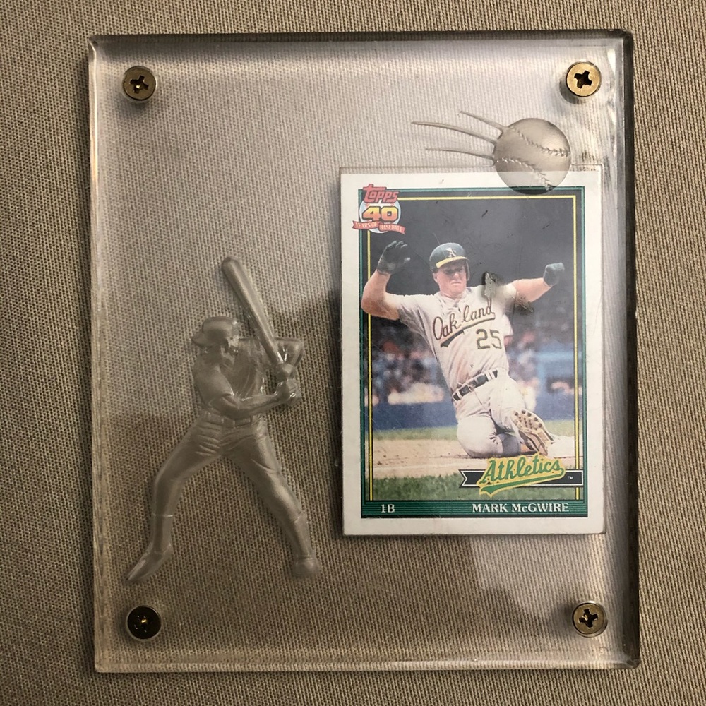 1991 Mark McGwire Topps Baseball Card